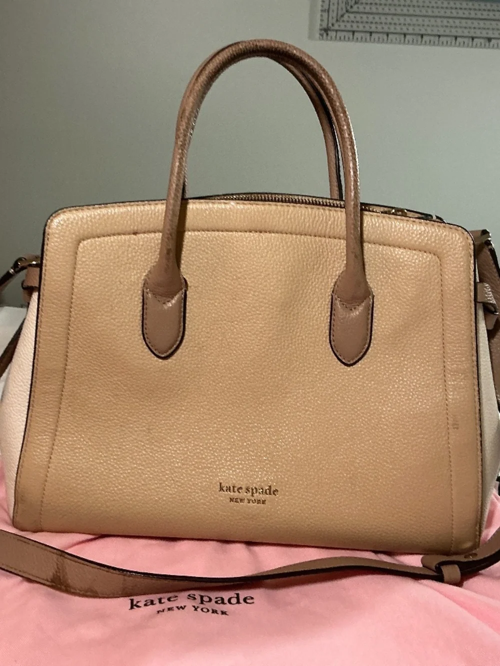 Kate Spade satchel w storage bag